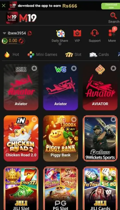 M19 Game Real Cash Earn