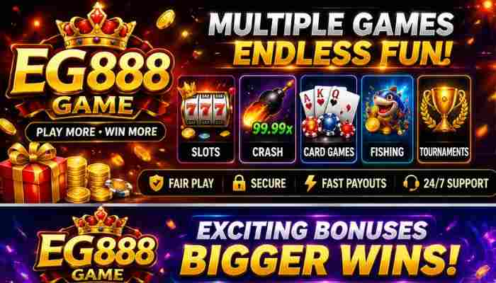 EG888 Game Play Multiple Games